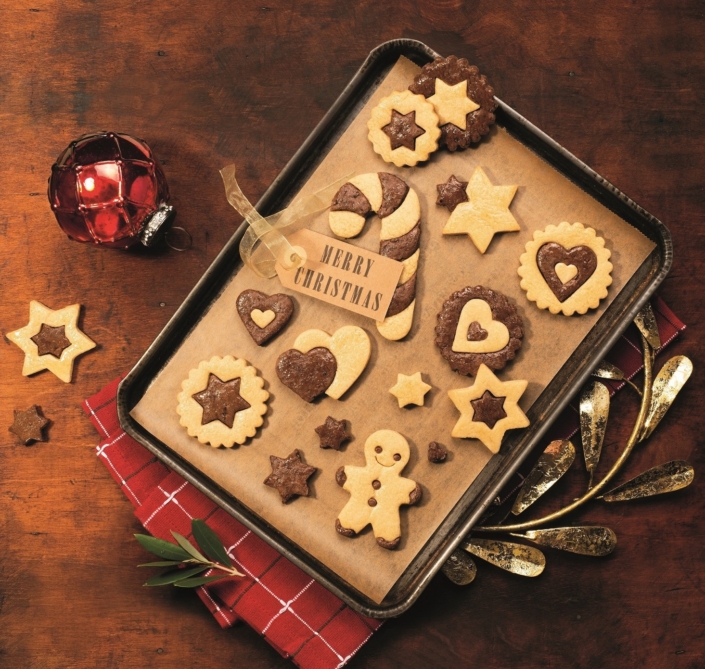 WEIHNACHTLICHE COOKIES MIT MESTEMACHER WESTFÄLISCHER PUMPERNICKEL