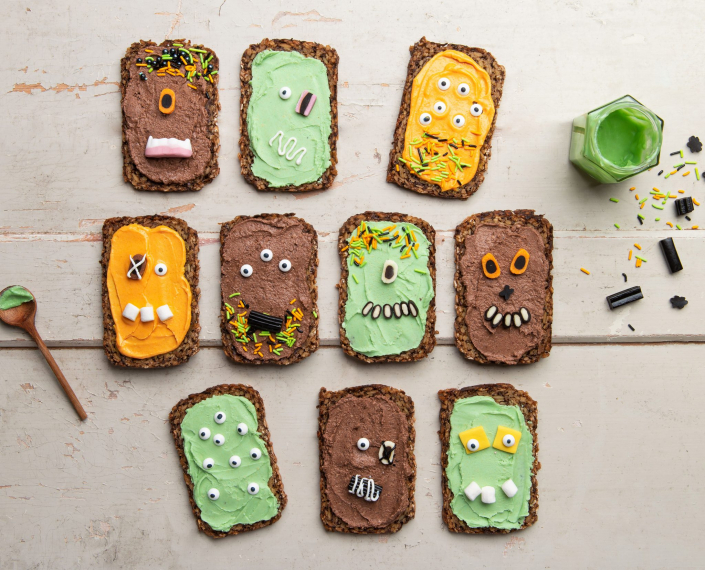 BUNTE HALLOWEEN-BROTE