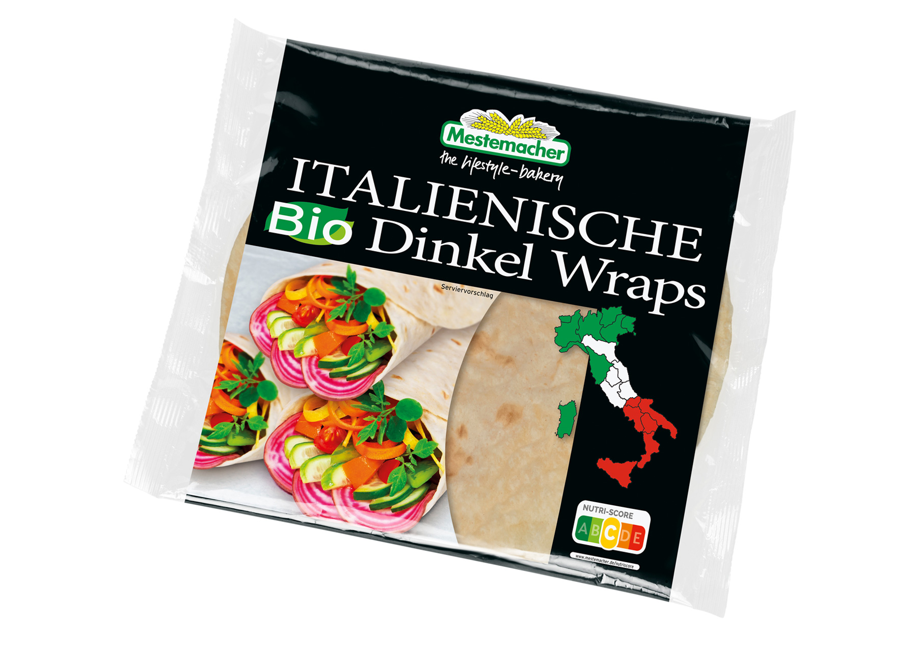 Mestemacher ITALIENISCHE Bio Dinkel Wraps Mestemacher.de