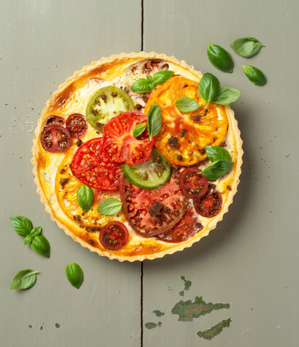 Tomaten-Quiche mit WESTFÄLISCHER Pumpernickel