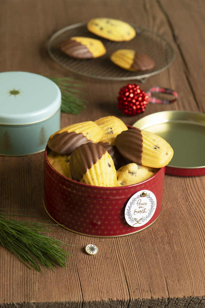 MADELEINES MIT WESTFÄLISCHEM PUMPERNICKEL