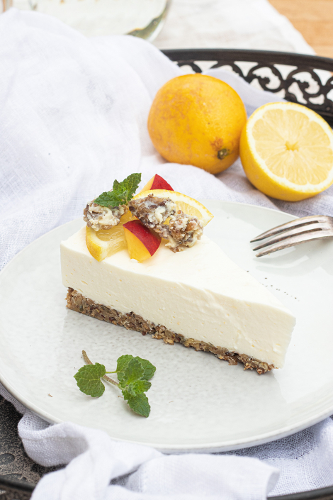 UNSER PURES Frischkäse-Zitronen-Torte