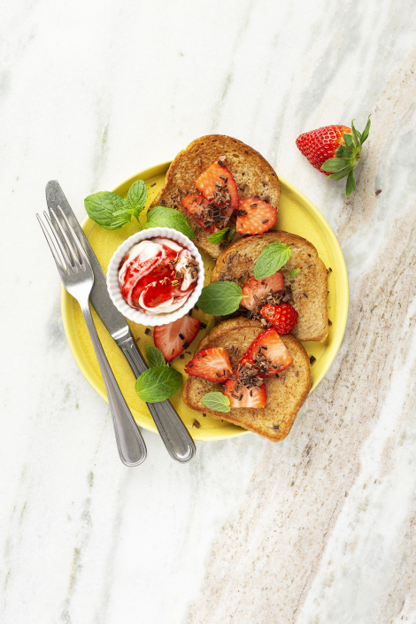 FRENCH-TOAST MIT MESTEMACHER BIO WEIZEN VOLLKORN TOAST