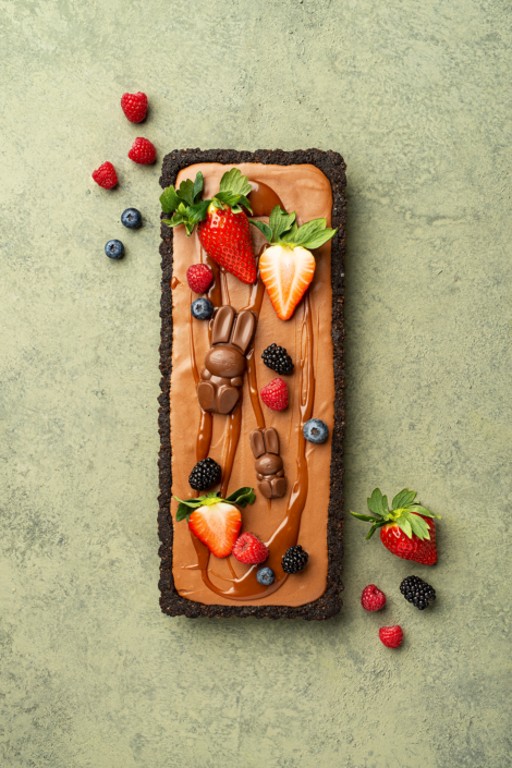 WESTFÄLISCHER Pumpernickel Mousse au Chocolat Torte mit Karamell